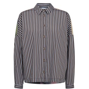 Nuhighland boxy shirt N�mph, calla green