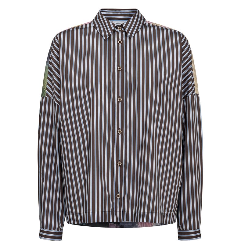 Nuhighland boxy shirt N�mph, calla green