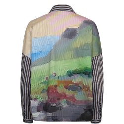 Nuhighland boxy shirt N�mph, calla green