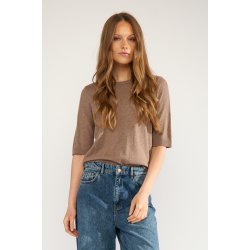 Nucally ss pullover N�mph, deep taupe