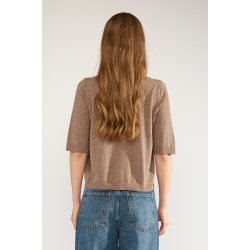 Nucally ss pullover N�mph, deep taupe