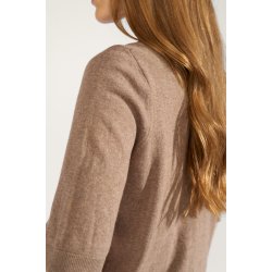 Nucally ss pullover N�mph, deep taupe