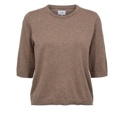 Nucally ss pullover N�mph, deep taupe
