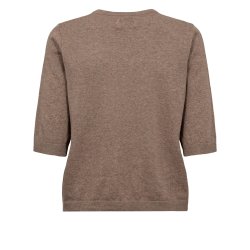 Nucally ss pullover N�mph, deep taupe
