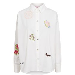 Nuhollie shirt N�mph, bright white
