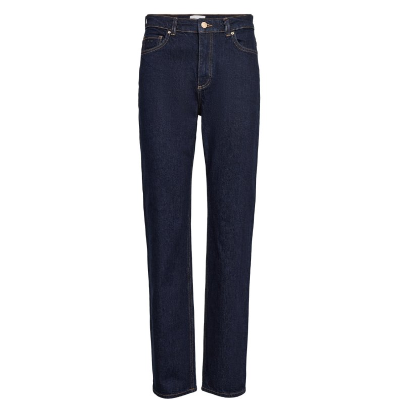 Nuoslo hr straight jeans N�mph, dark blue denim
