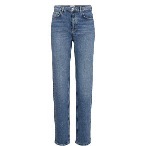Nuoslo hr straight jeans N�mph, medium blue denim