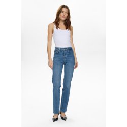 Nuoslo hr straight jeans N�mph, medium blue denim