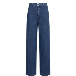 Nuamber hr wide jeans N�mph, medium blue denim