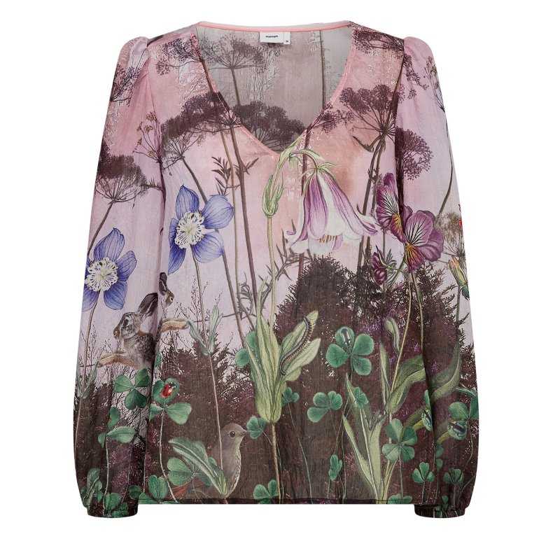 Nuforest blouse N�mph, pink lady