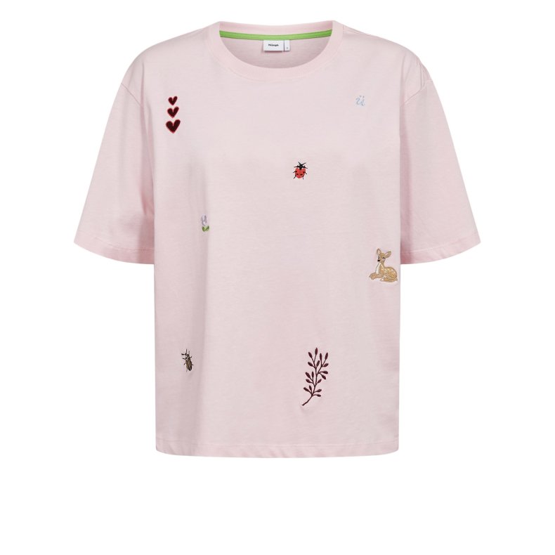 Nutenia boxy t-shirt N�mph, pink lady