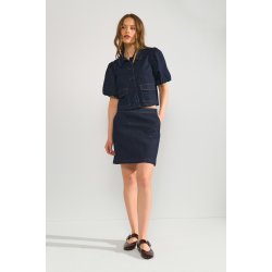 Nualetta mini skirt N�mph, dark blue denim