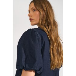 Nualetta ss shirt N�mph, dark blue denim