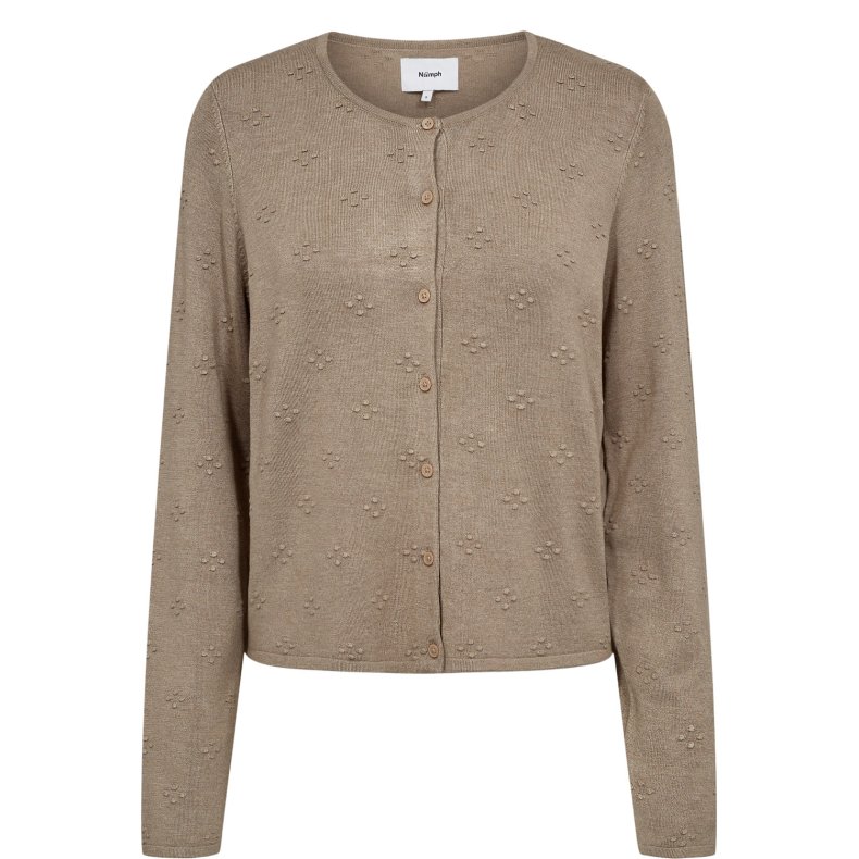 Nuashton cardigan N�mph, silver mink