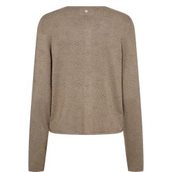 Nuashton cardigan N�mph, silver mink