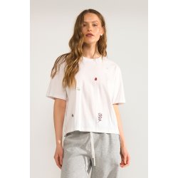 Nutenia boxy t-shirt N�mph, bright white
