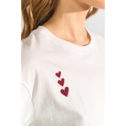 Nutenia boxy t-shirt N�mph, bright white