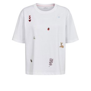 Nutenia boxy t-shirt N�mph, bright white
