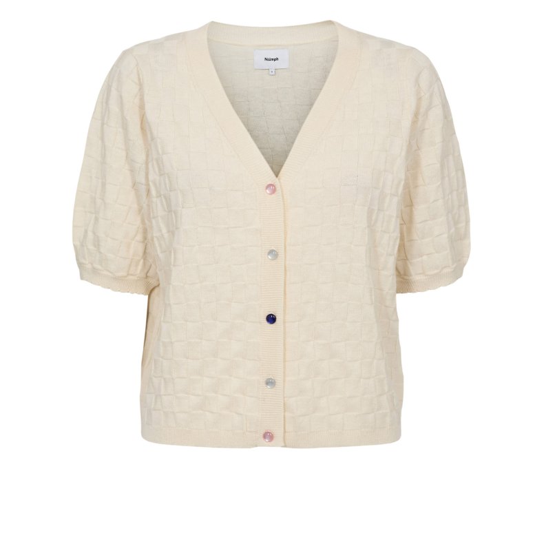 Nutika cardigan N�mph, whitecap gray