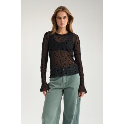 Nuevita ls mesh blouse N�mph, caviar