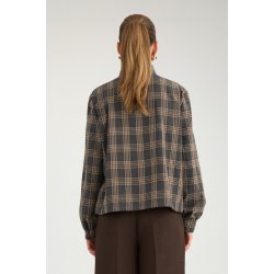 Nukamala zip shirt N�mph, dark grey melange