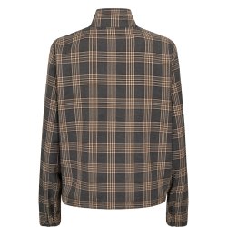 Nukamala zip shirt N�mph, dark grey melange