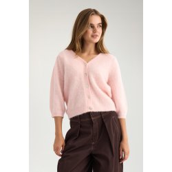 Nusuri brushed ss cardigan N�mph, peachskin
