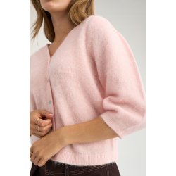 Nusuri brushed ss cardigan N�mph, peachskin