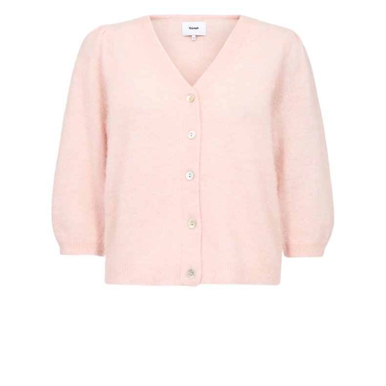 Nusuri brushed ss cardigan N�mph, peachskin