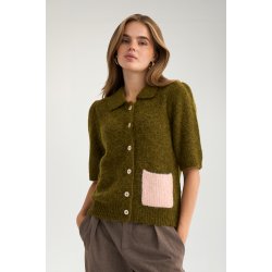 Nusalia cardigan N�mph, fir green