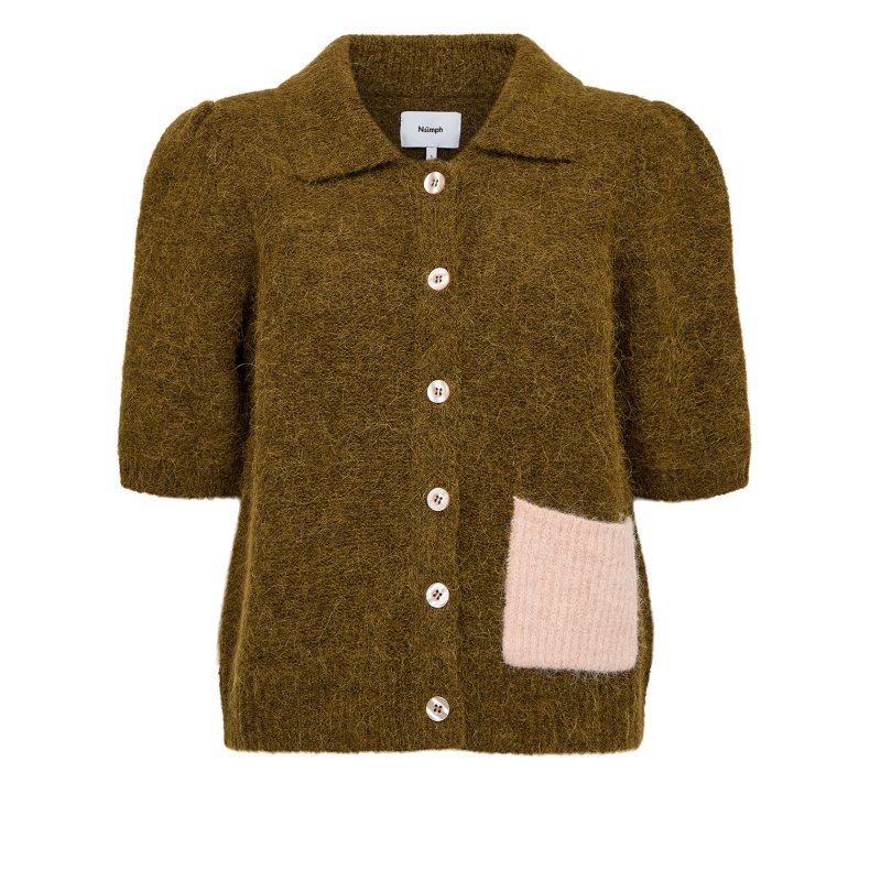 Nusalia cardigan N�mph, fir green