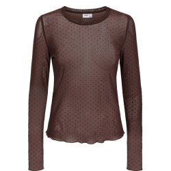 Nujinnie blouse N�mph, chocolate plum