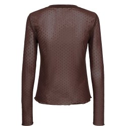 Nujinnie blouse N�mph, chocolate plum