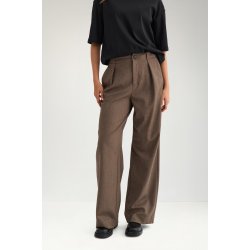 Nulippa straight pants N�mph, chocolate plum
