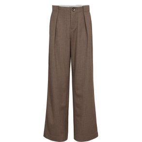 Nulippa straight pants N�mph, chocolate plum