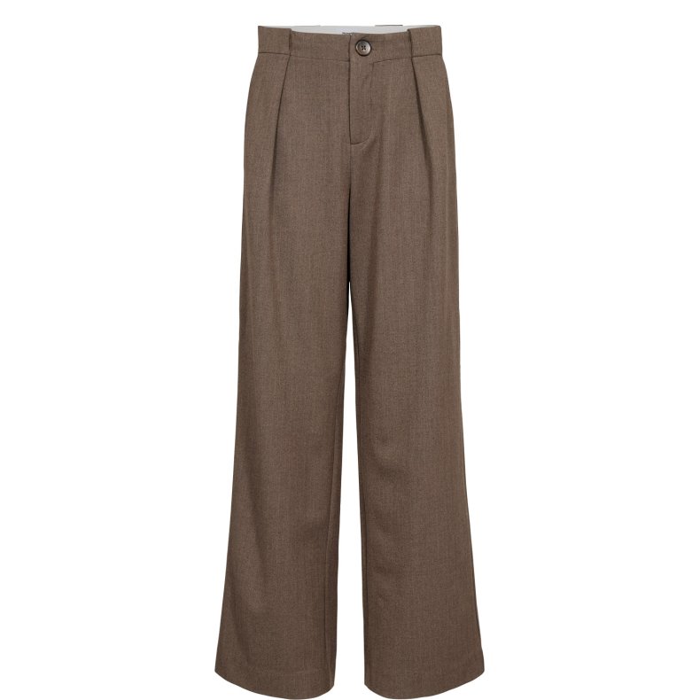 Nulippa straight pants N�mph, chocolate plum