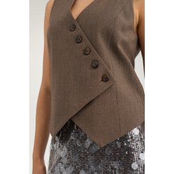 Nulippa vest N�mph, chocolate plum