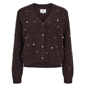 Nubidda cardigan N�mph, chocolate plum