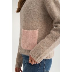 Nusalia pullover N�mph, sesame melange