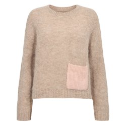 Nusalia pullover N�mph, sesame melange