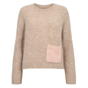 Nusalia pullover N�mph, sesame melange