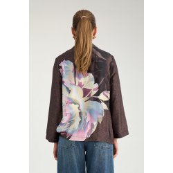 Nucrisa boxy shirt N�mph, black coffee