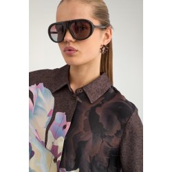 Nucrisa boxy shirt N�mph, black coffee