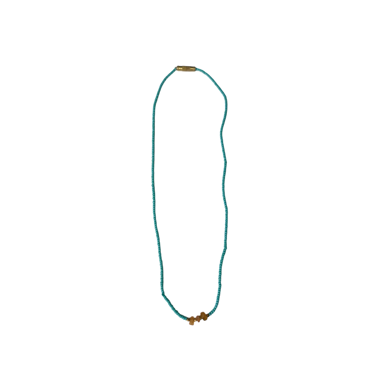 Annavii Nuri perlek�de med sten, turkis