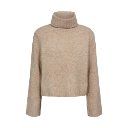 Nuwilla cropped pullover Nmph, birch melange