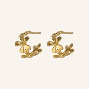 Wild poppy hoops Pernille Corydon, gold