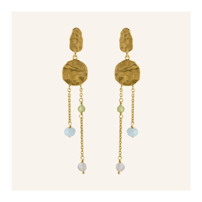 Summer breeze earrings Pernille Corydon, gold