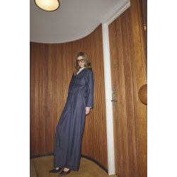 Terry barrel pant Co'Couture, navy denim