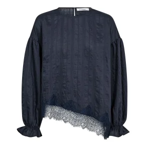 Melli lace blouse Co'Couture, navy