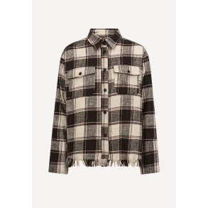 Pia distressed shirt IVY CPH, brown check